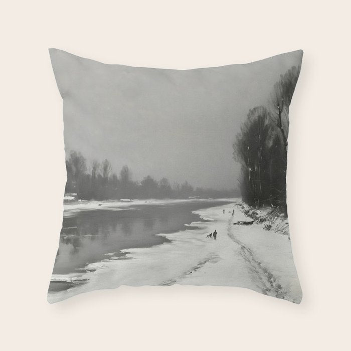 Snow Country II Throw Pillow Gallery Image 1