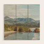 Oregon Sea Stacks Wood Wall Art Gallery Image 1