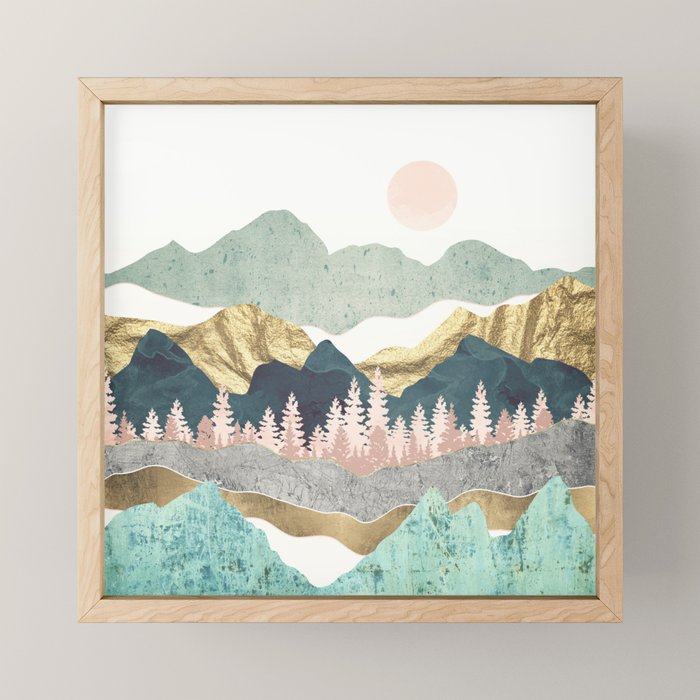 Summer Vista Mini Art Print Gallery Image 1