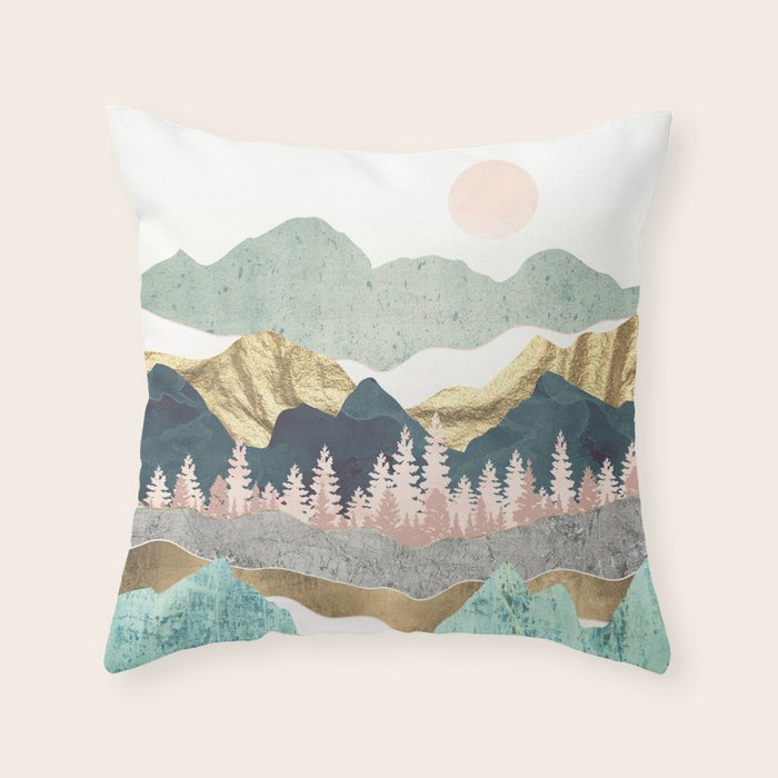 Summer Vista Throw Pillow Gallery Image 1