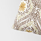 Golden Daisy Swirl Pillow Sham Gallery Image 4