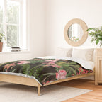 Vintage & Shabby Chic - Botanical Tropical Night Pattern  Duvet Cover Gallery Image 2