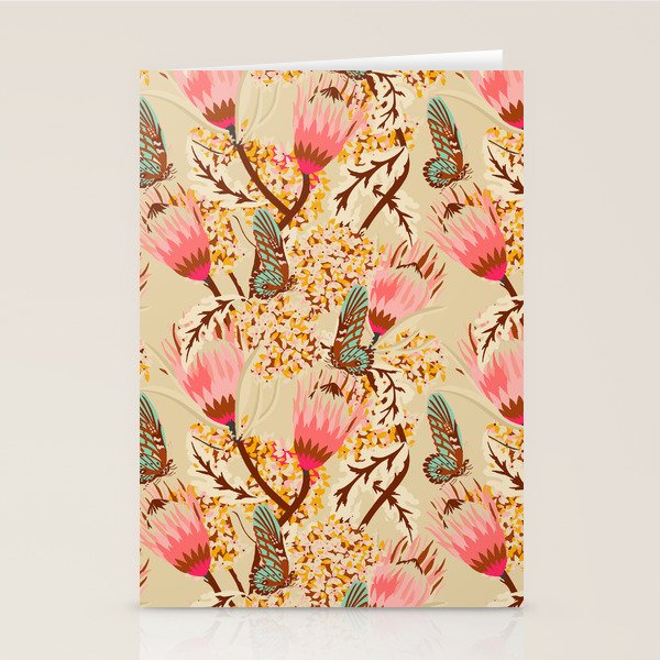 MADEMOISELLE TEMPLE BUTTERFLY Stationery Card Gallery Image 2