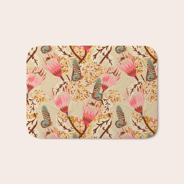 MADEMOISELLE TEMPLE BUTTERFLY Bath Mat Gallery Image 1
