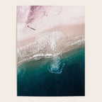 Ocean Walk V - Aerial Beach photography by Ingrid Beddoes Poster Gallery Image 4