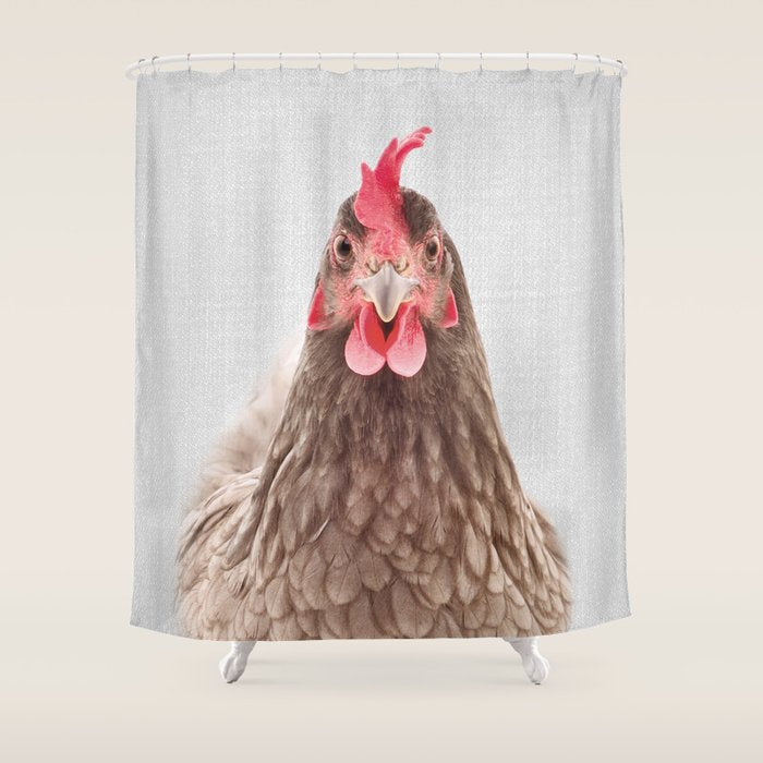 Chicken - Colorful Shower Curtain Gallery Image 1