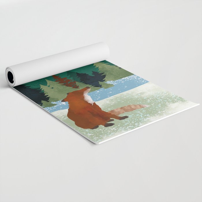 Winter Fox Vista Yoga Mat Gallery Image 2