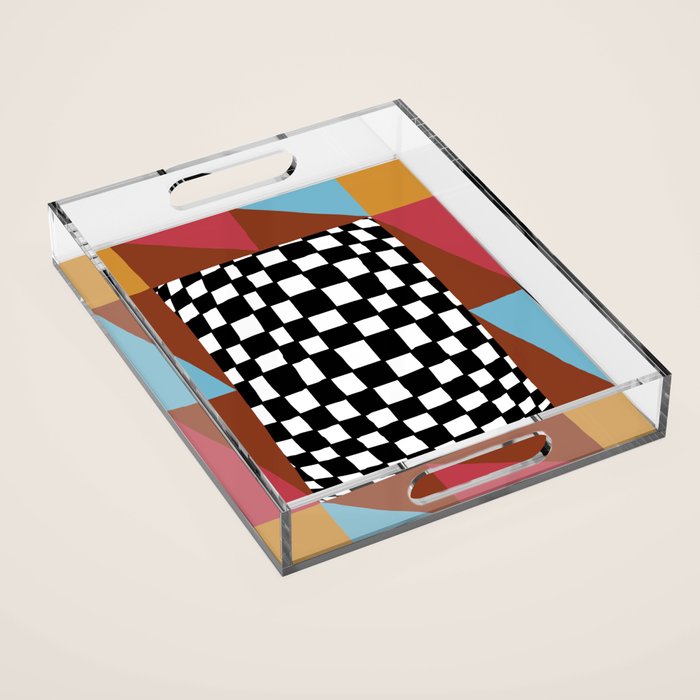 Color illusion  Acrylic Tray Gallery Image 1