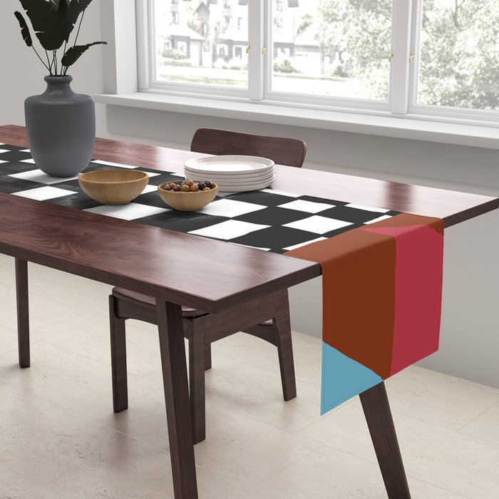 Color illusion  Table Runner Gallery Image 2