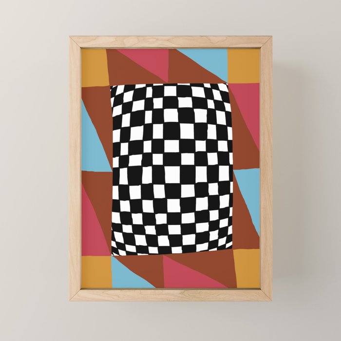 Color illusion  Mini Art Print Gallery Image 1