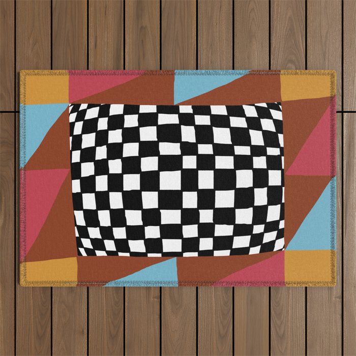 Color illusion  Outdoor Rug Gallery Image 1