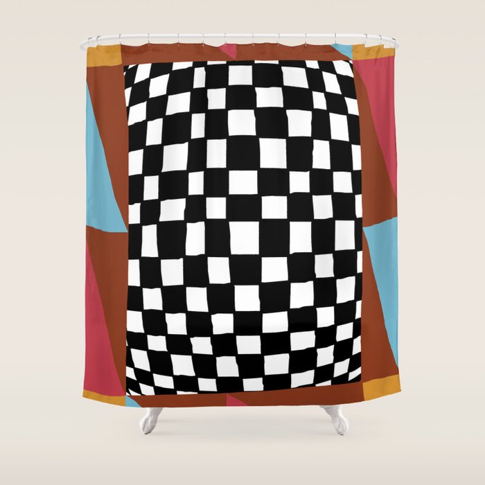 Color illusion  Shower Curtain Gallery Image 1