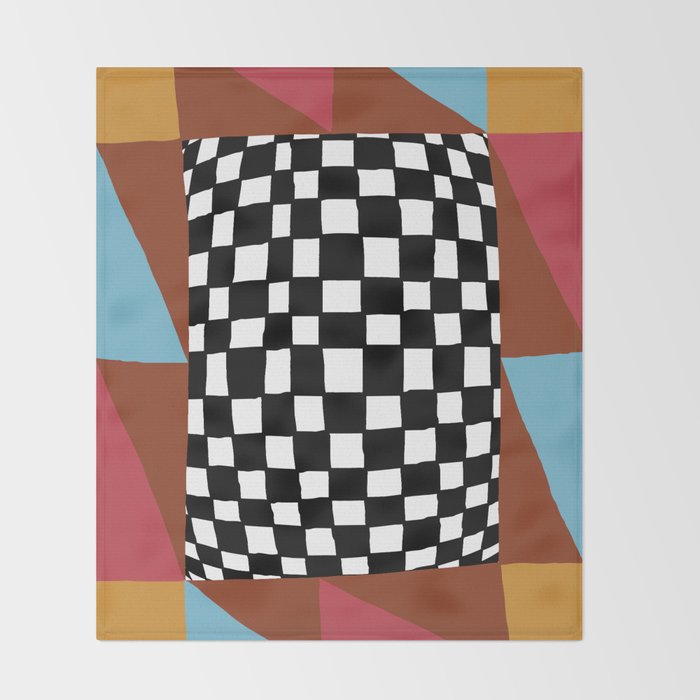 Color illusion  Throw Blanket Gallery Image 2