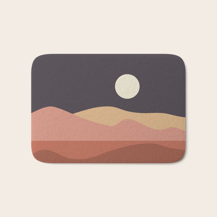 Geometric Landscape 23B Bath Mat Gallery Image 1