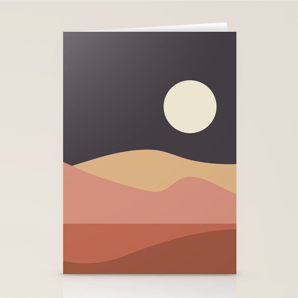 Geometric Landscape 23B Stationery Card Gallery Image 2