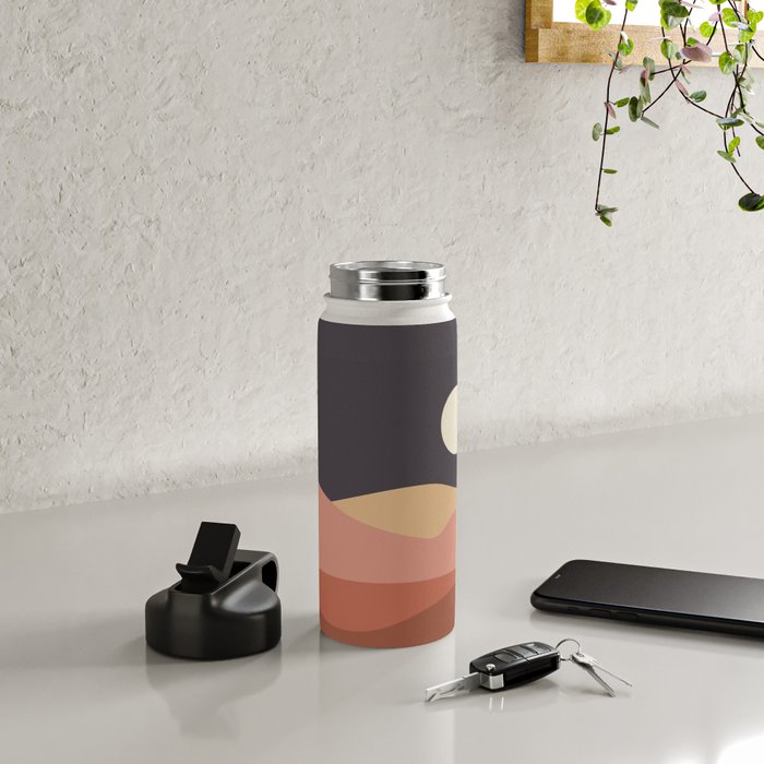 Geometric Landscape 23B Water Bottle Gallery Image 4