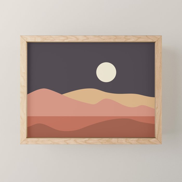 Geometric Landscape 23B Mini Art Print Gallery Image 1