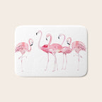 Flamingo Farm- Tropical Animal Bird World Bath Mat Gallery Image 1
