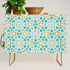 Persian Mosaic - Mint & White Credenza Gallery Image 1