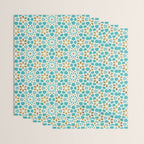 Persian Mosaic - Mint & White Wrapping Paper Gallery Image 3