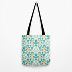 Persian Mosaic - Mint & White Tote Bag Gallery Image 2