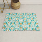 Persian Mosaic - Mint & White Rug Gallery Image 1