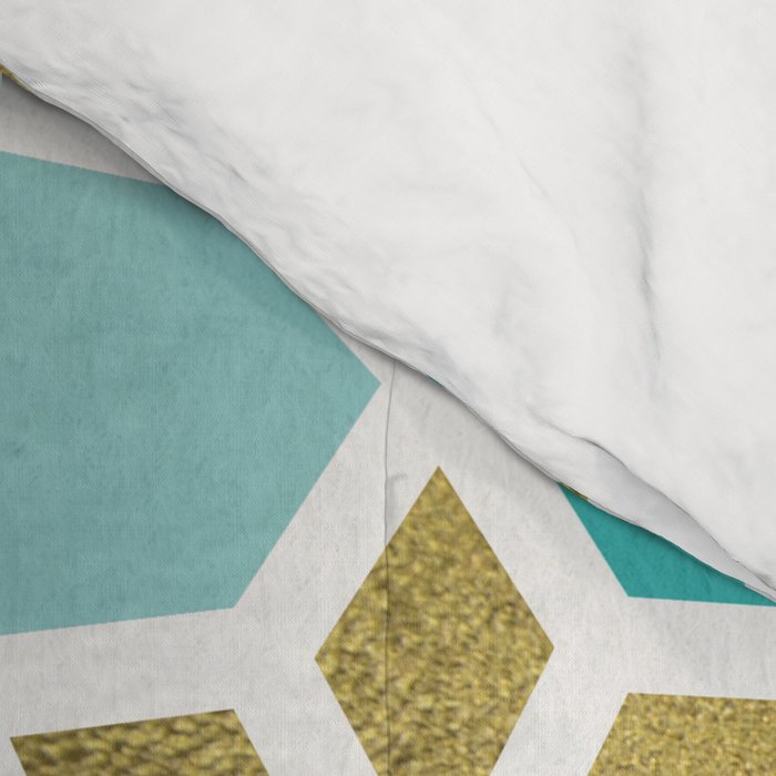 Persian Mosaic - Mint & White Comforter Gallery Image 4