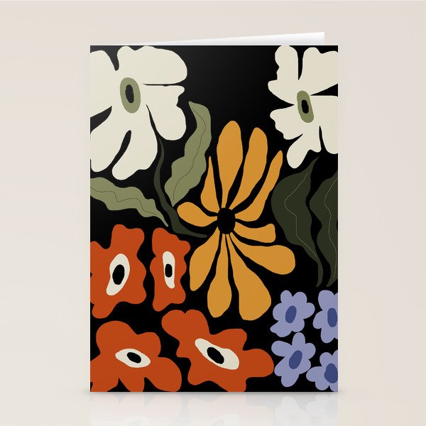 Summer floral night Stationery Card Gallery Image 1