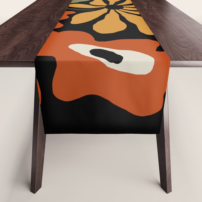 Summer floral night Table Runner Gallery Image 1