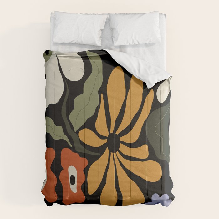 Summer floral night Comforter Gallery Image 6