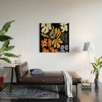 Summer floral night Wood Wall Art Gallery Image 2