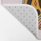 Leo Peace Sign Bath Mat Gallery Image 2