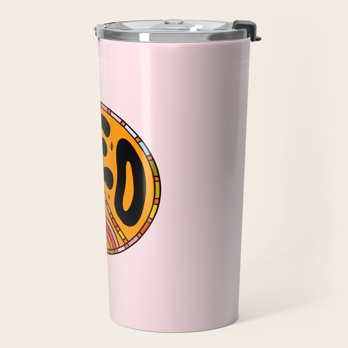 Leo Peace Sign Travel Mug Gallery Image 2