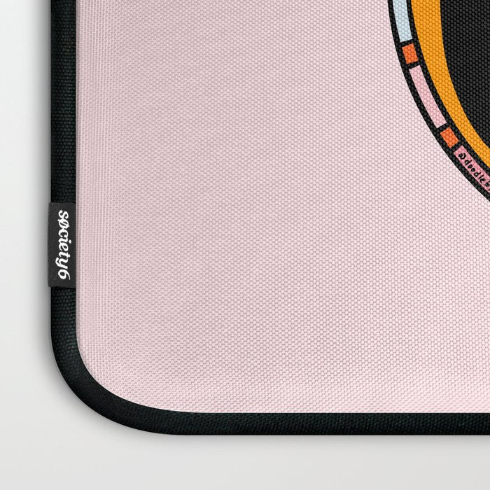 Leo Peace Sign Laptop Sleeve Gallery Image 3