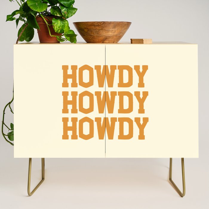 Howdy Howdy Howdy | Cowboy Credenza Gallery Image 1