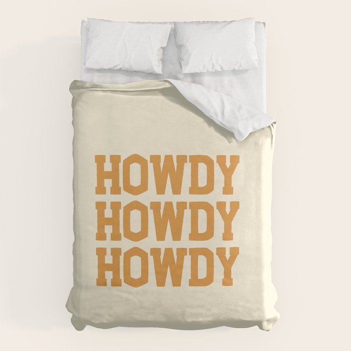 Howdy Howdy Howdy | Cowboy Duvet Cover Gallery Image 1