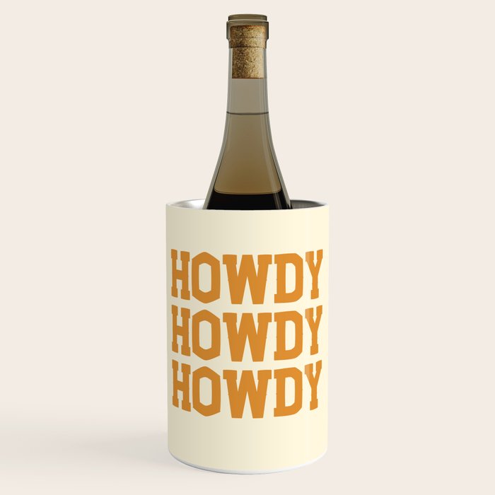 Howdy Howdy Howdy | Cowboy Wine Chiller Gallery Image 1