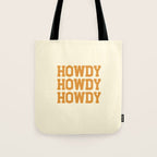 Howdy Howdy Howdy | Cowboy Tote Bag Gallery Image 1