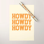 Howdy Howdy Howdy | Cowboy Wrapping Paper Gallery Image 1