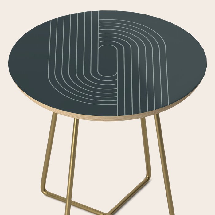 Oval Lines Abstract XXXIX Side Table Gallery Image 2