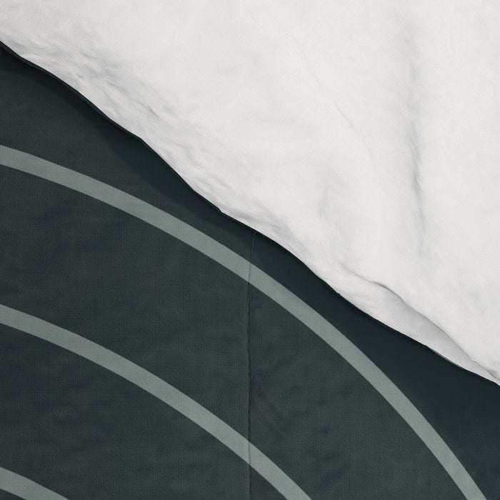 Oval Lines Abstract XXXIX Comforter Gallery Image 4