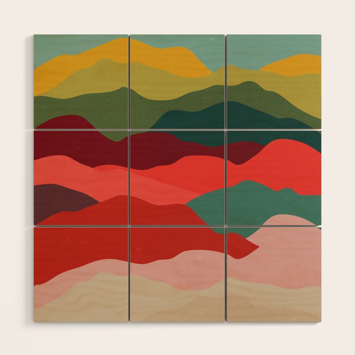 Art Clouds: Mid Century Edition Wood Wall Art Gallery Image 1