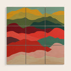 Art Clouds: Mid Century Edition Wood Wall Art Gallery Image 1