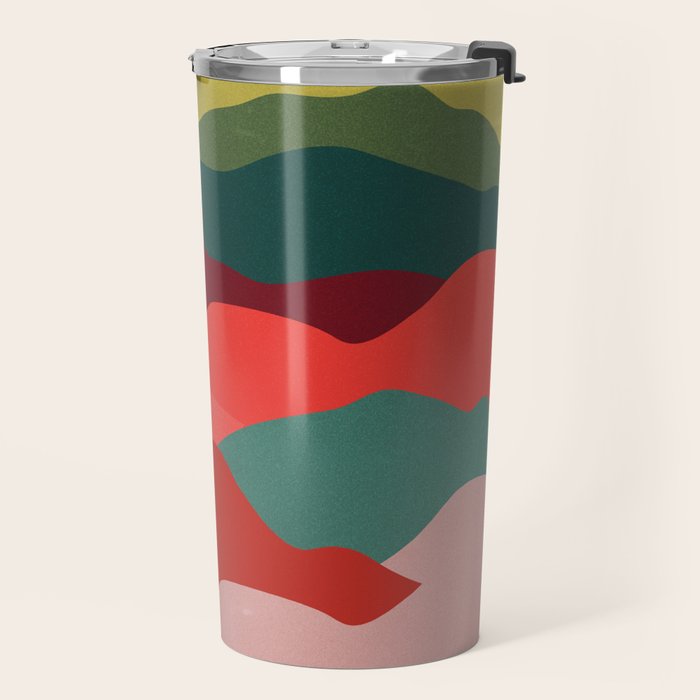 Art Clouds: Mid Century Edition Travel Mug Gallery Image 2
