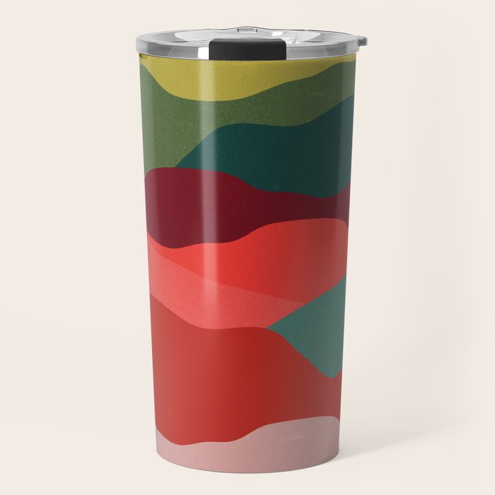 Art Clouds: Mid Century Edition Travel Mug Gallery Image 1