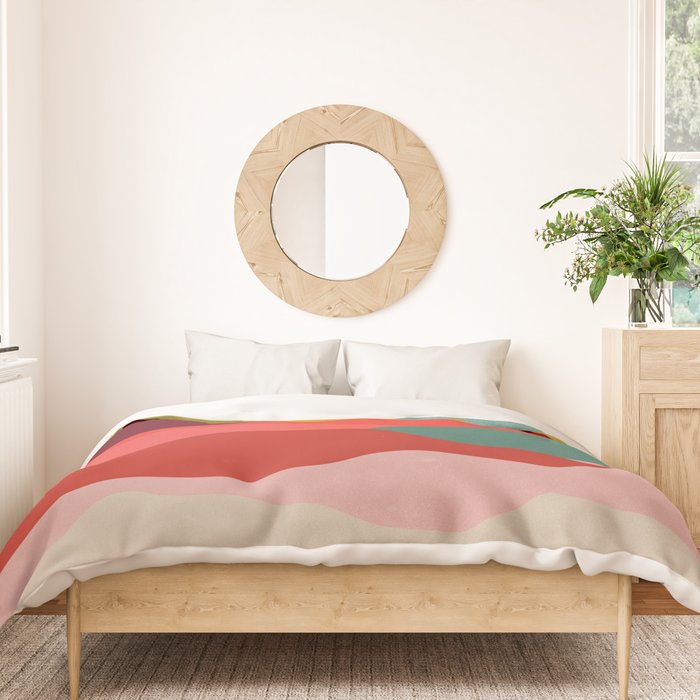 Art Clouds: Mid Century Edition Duvet Cover Gallery Image 3
