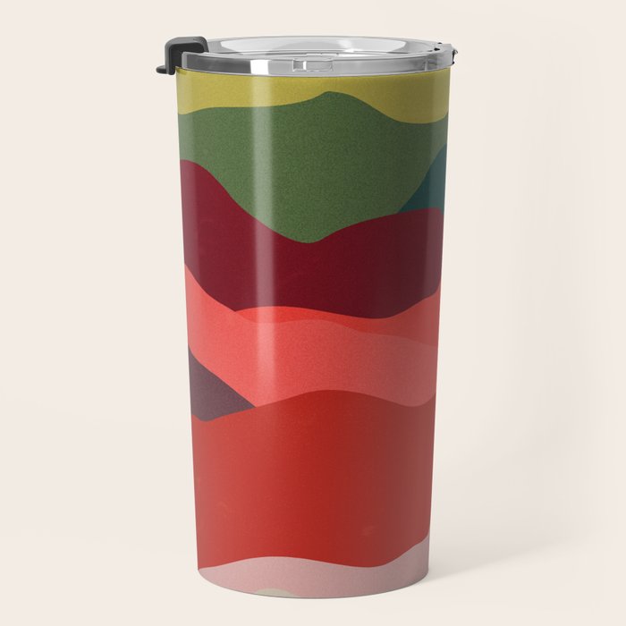 Art Clouds: Mid Century Edition Travel Mug Gallery Image 3