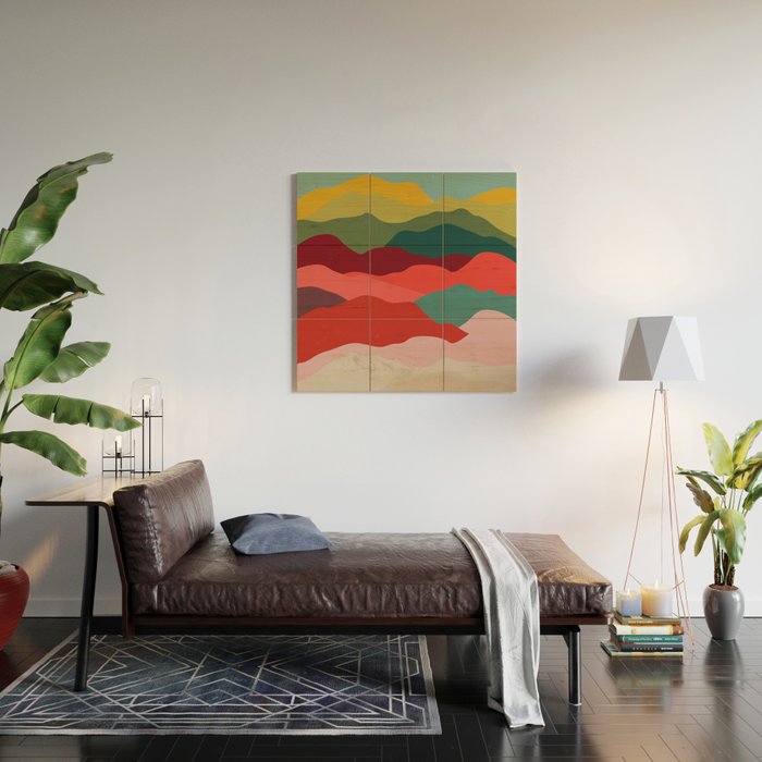 Art Clouds: Mid Century Edition Wood Wall Art Gallery Image 2
