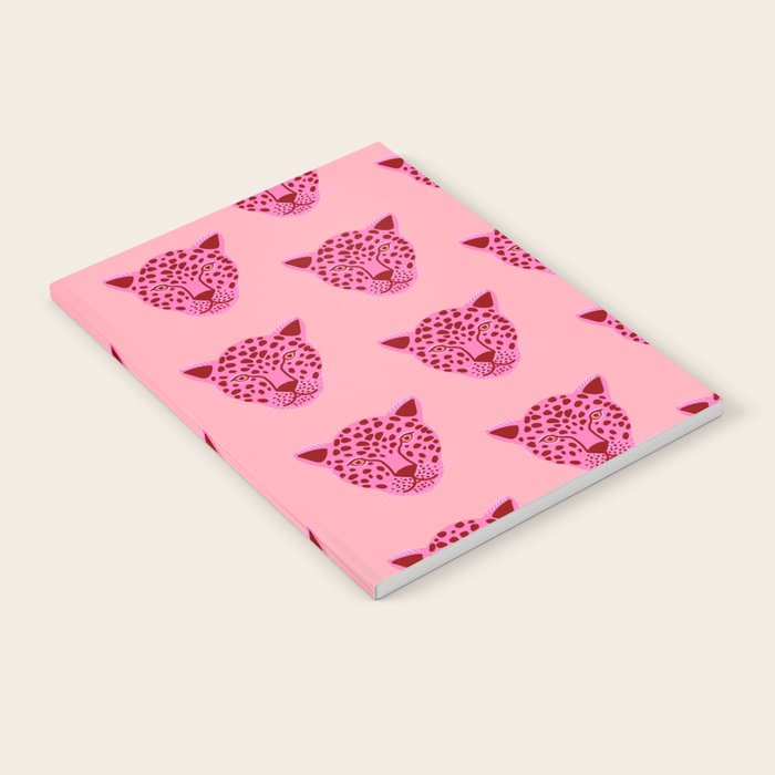 Cheetah -Animal Print Pink Notebook