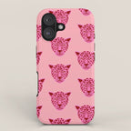 Cheetah -Animal Print Pink iPhone Case Gallery Image 1